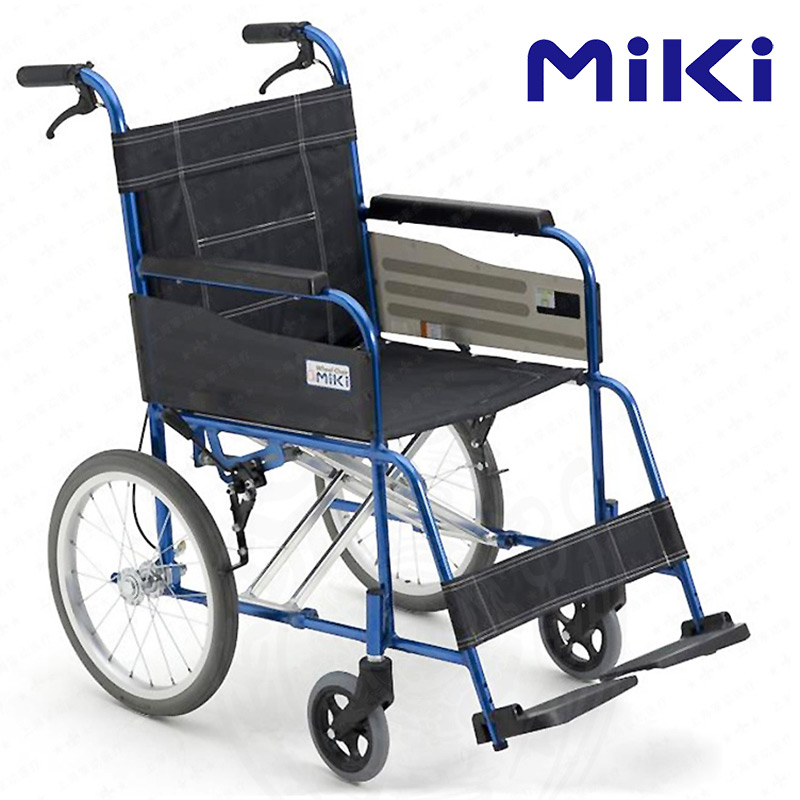 MIKI三貴手動(dòng)輪椅車MC-43K 藍(lán)色款