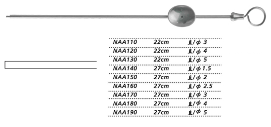 金鐘吸引管22cm 簡(jiǎn)式 NAA120 22cm 簡(jiǎn)式 直 φ4
