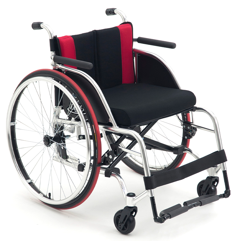 MIKI三貴手動(dòng)輪椅車(chē)NZ-1 W717 紅黑色