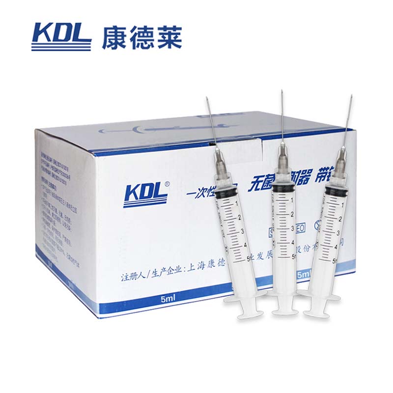 康德萊一次性使用無菌注射器 螺口 100支/盒，1600支/箱，一箱起批