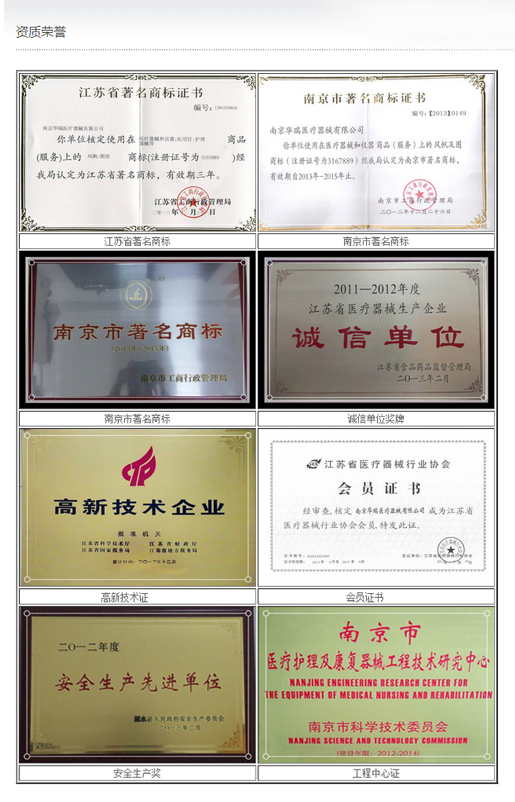 華瑞榮譽(yù)證書 華瑞榮譽(yù)證書
